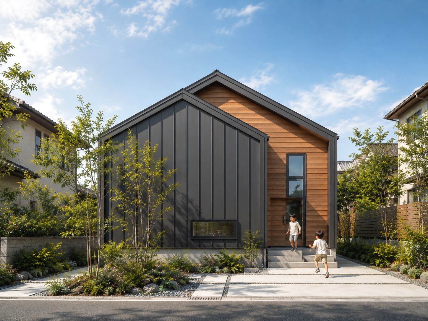 GARDEN ── 庭までリビングになる平屋の外観｜秀光ビルド徳島店