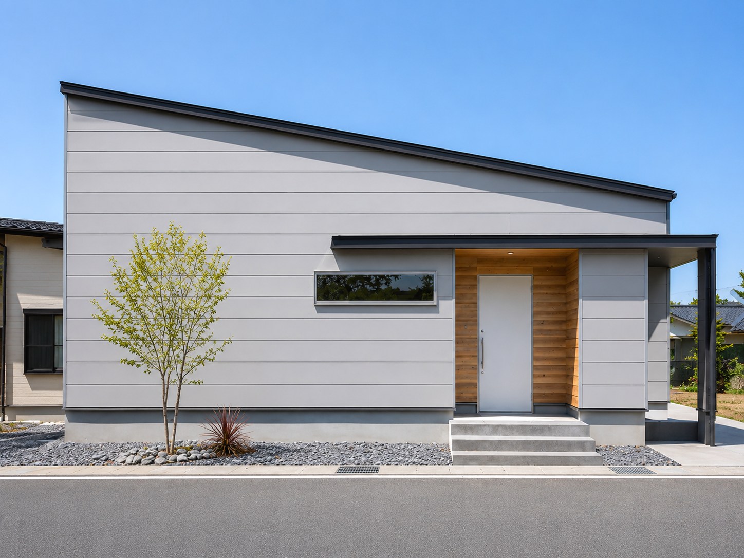 NEST ── 家族が集まる平屋の外観｜秀光ビルド徳島店